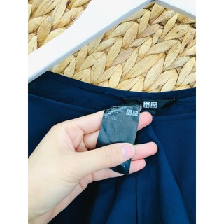 2hand đầm hiệu nhật xanh than D860