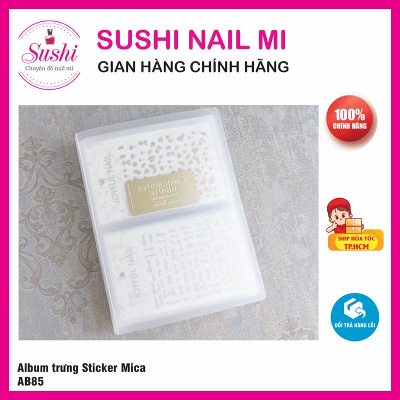 Album đựng sticker dán móng tiện lợi  - Sushi Nail Mi