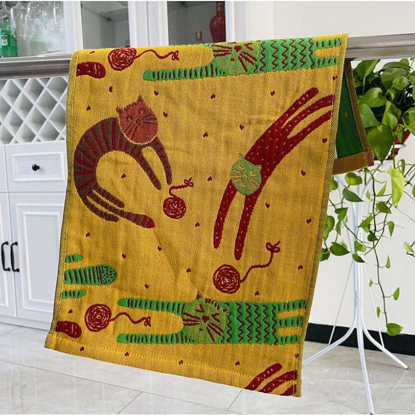 🔴Khăn mặt Xô Cotton Sợi tre Organic size 25*50cm siêu mềm