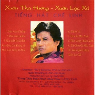 Đĩa cd 503 -lang van cd - 122 xuan tha huong xuan lac xu chất lượng cao