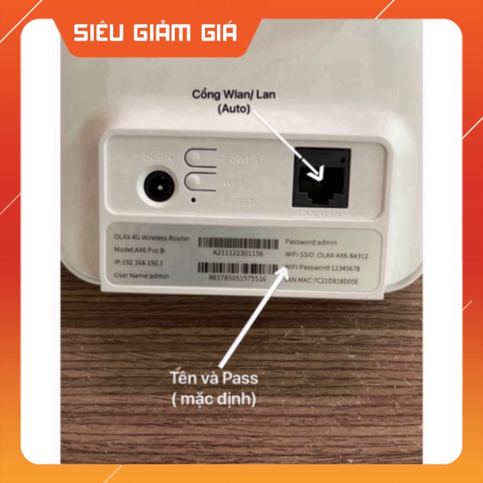 Bộ phát wifi 4G Olax Ax6 Pro B cắm điện ( có kèm Pin sạc sử dụng 12 tiếng) ( ) Giá tốt , hàng tốt. .