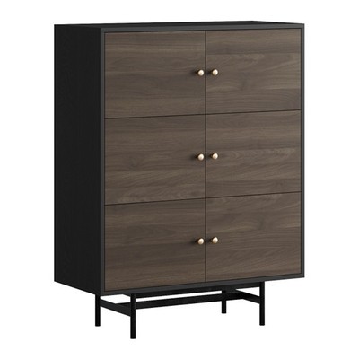 ROBECCA, Kệ đựng đồ, kệ để đồ STO_138, 90x40x118cm, kệ gỗ Scandi Home