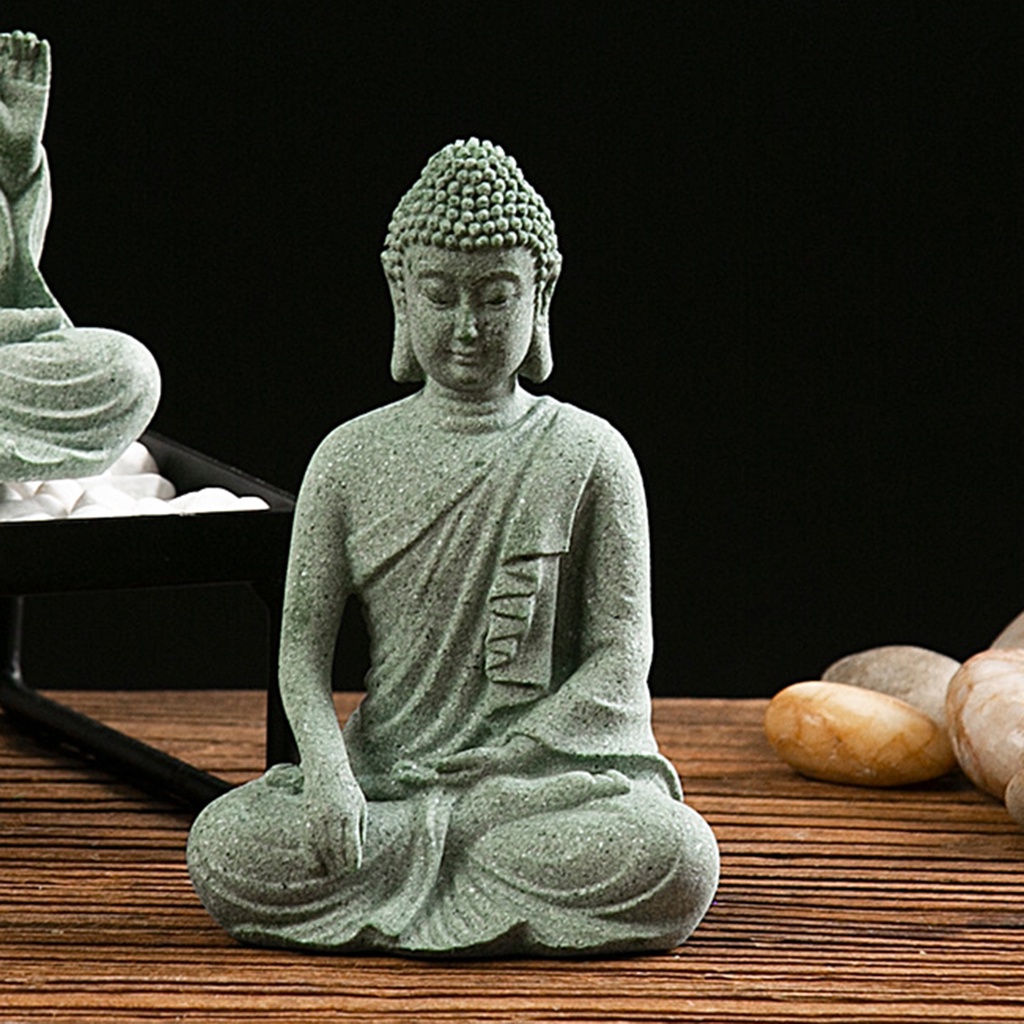 ”Tượng Phật Bằng Đá Cát Độc Đáo Trang Trí Nhà Cửa”