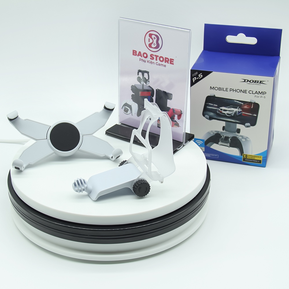 Kẹp điện thoại cho tay cầm PS5, Giá đỡ tay cầm PS5 DualSense PlayStation 5