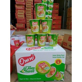 MÌ OMNI TÔM CHANH 24 CỐC (Thùng)