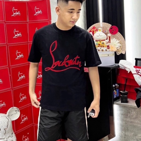 Áo Thun Louboutin Cao Cấp. Áo Phông Nam Nữ Loubotin In 2 Mặt Hàng Siêu Cấp Hotrend 2023