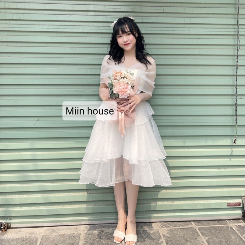 Váy công chúa 3 tầng tơ xốp