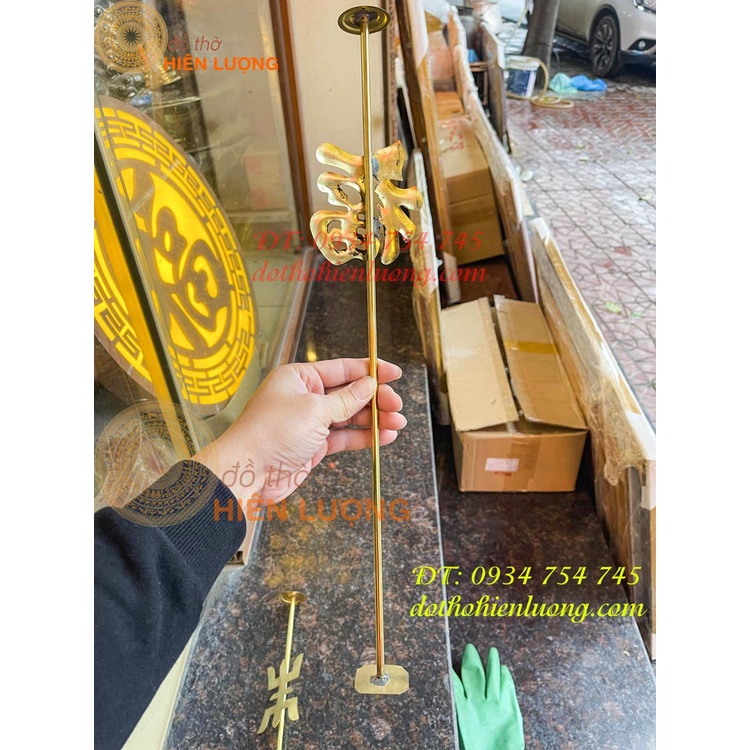 Que cắm hương vòng bằng đồng