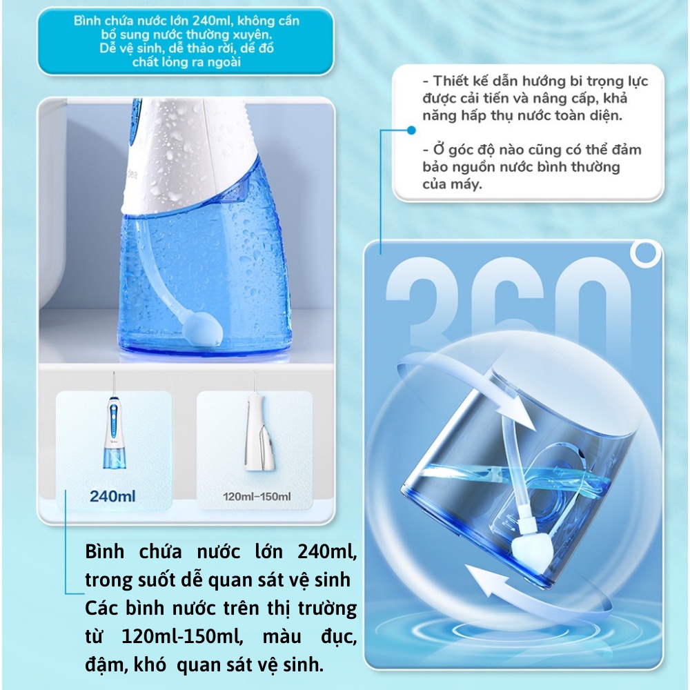 Máy tăm nước H2ofloss HF9P + sửa chữa máy tăm nước