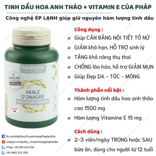 TINH DẦU HOA ANH THẢO + VITAMIN E CỦA PHÁP