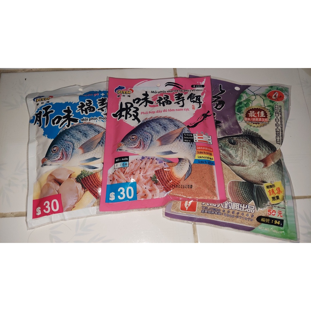 Combo 3 gói mồi chuyên rô phi