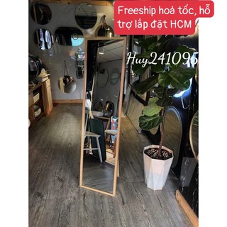 50x160cm gương soi toàn thân tặng chân