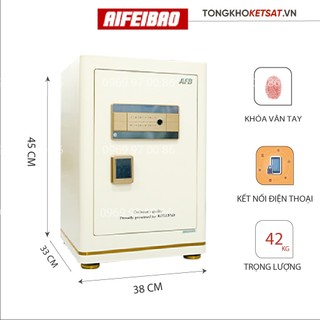 Két sắt thông minh Aifeibao HK-A1/D-45HM khóa vân tay kết nối điện thoại