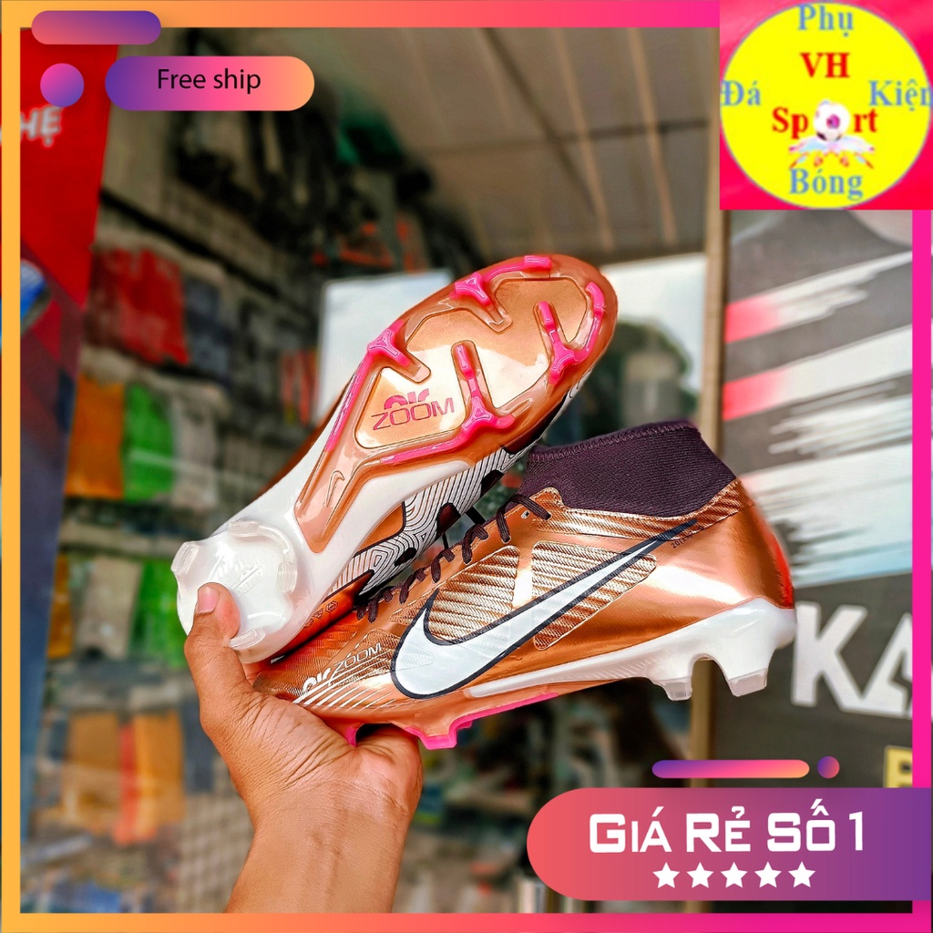 Giày đá bóng sân cỏ tự nhiên Mercurial Superfly 9 Academy FG
