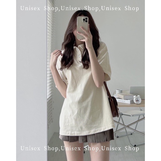 Áo Polo Unisex, Polo 3158 Trơn chất cotton khô Unisex