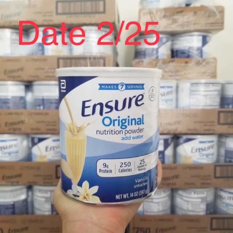 {date 2/25} SỮA ENSURE MỸ 397g