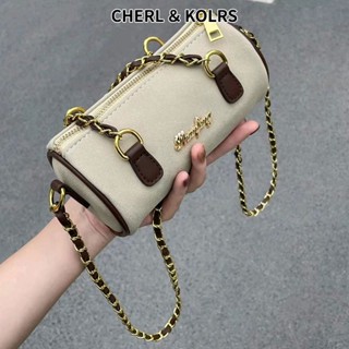  Ck Túi Xách Da Lộn Mềm Mại Phối Dây Xích Thời Trang retro Cho Nữ 