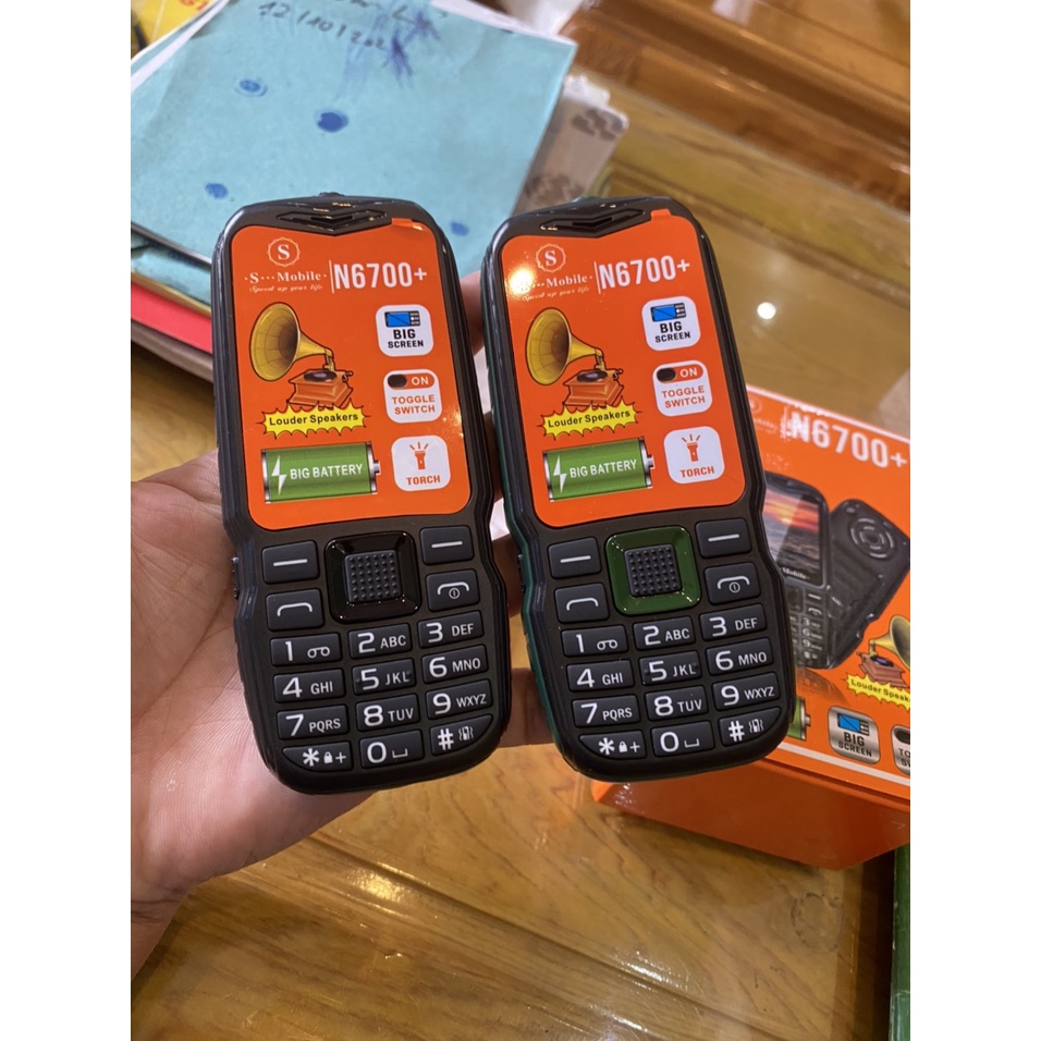 Điện thoại N6700+ dành cho người già pin trâu sóng khỏe loa cực to -mới full box