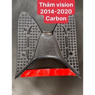 Thảm để chân vision 2014-2020 carbon hàng atistar kèm ốc gắn zin