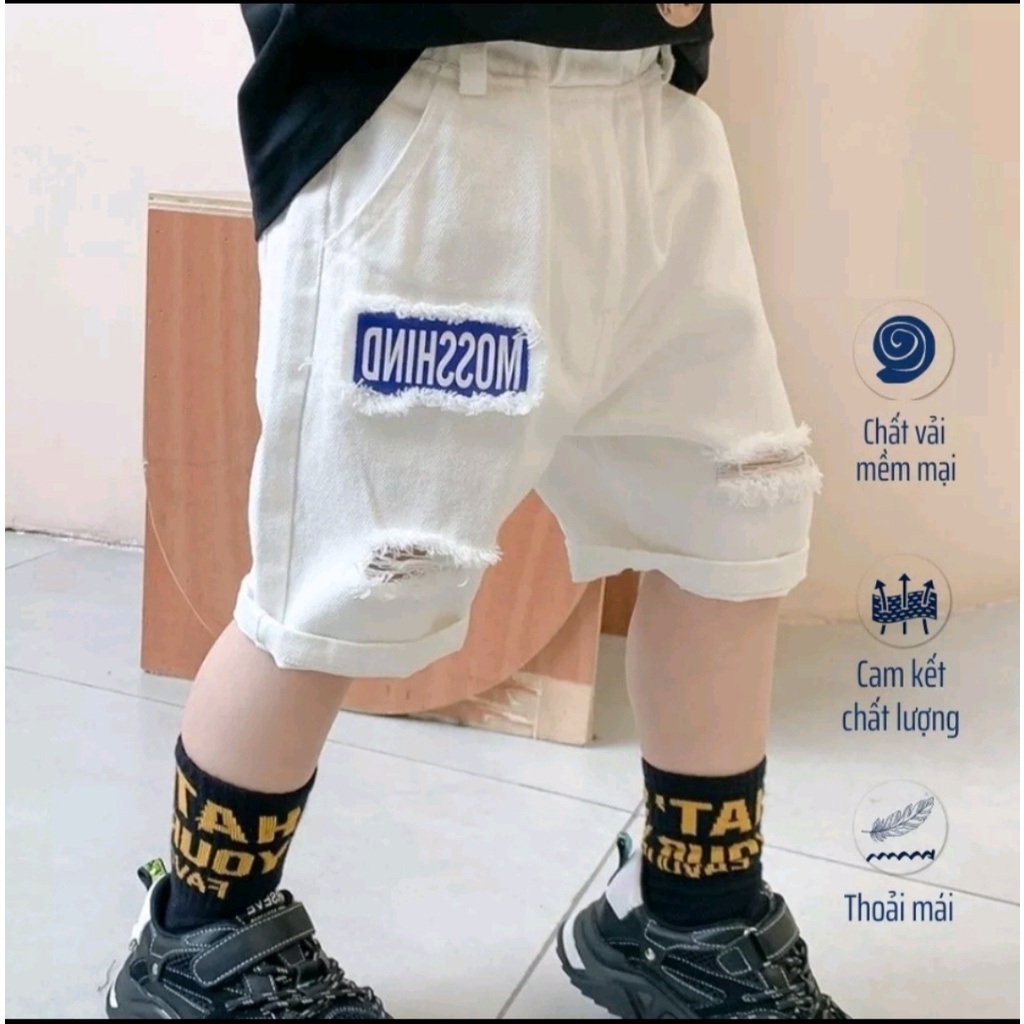 Quần Short bé trai LINHCHI.KIDS chất Kaki mềm mại, dày dặn-Quần Short đùi kaki cho bé trai phong cách cá tính từ 8-20Kg