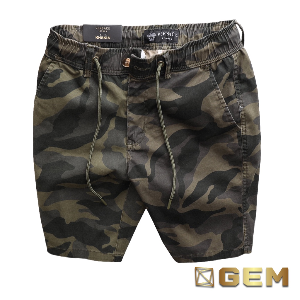 Quần short nam kaki lưng thun co giãn, quần đùi nam chất kaki lưng thun thoải mái