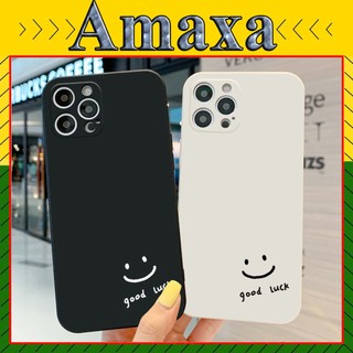 Ốp " mặt cười Good Luck" 6/6plus/6s/6splus/7/7plus/8/8plus/x/xr/xs/11/12/13/14/pro/max/plus/promax  Iphone Cạnh Vuông