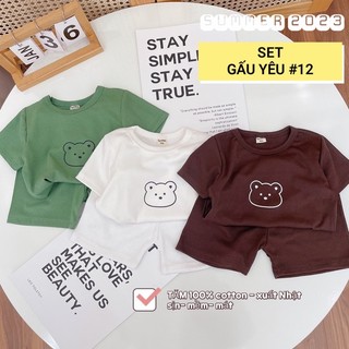 Set 3 Bộ cộc gấu
