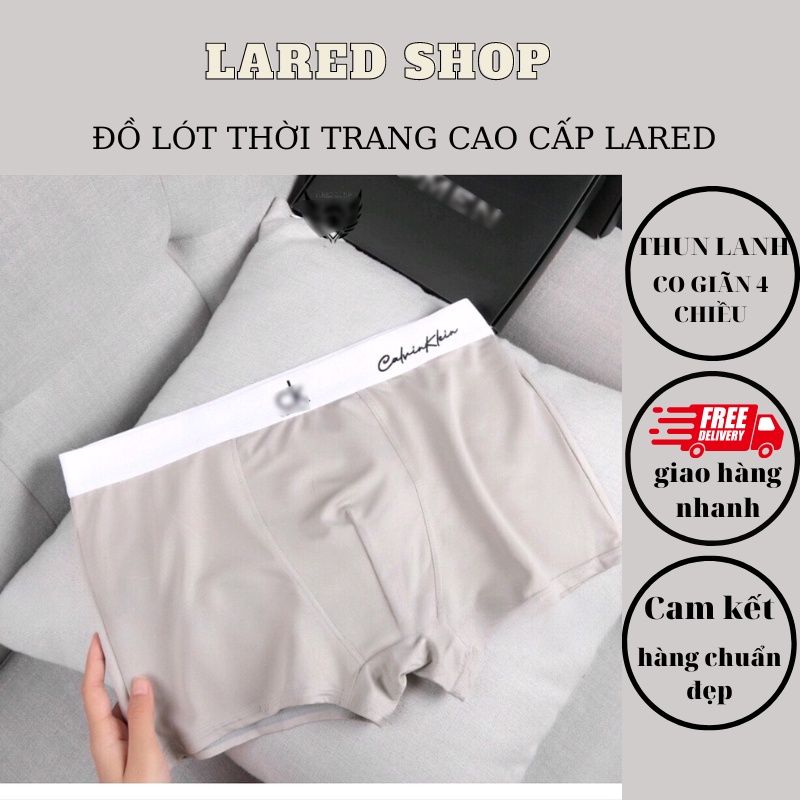 quần lót nam boxer c.k thu lạnh, co giãn 4 chiều, thấm hút mồ hôi. Thời trang lared 01