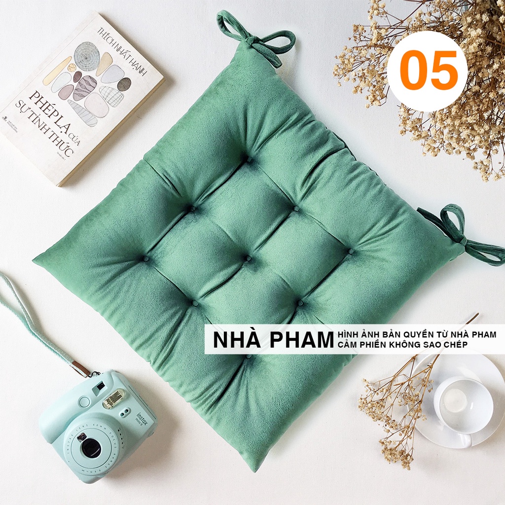 Đệm Vuông Ngồi Bệt Vải NHUNG