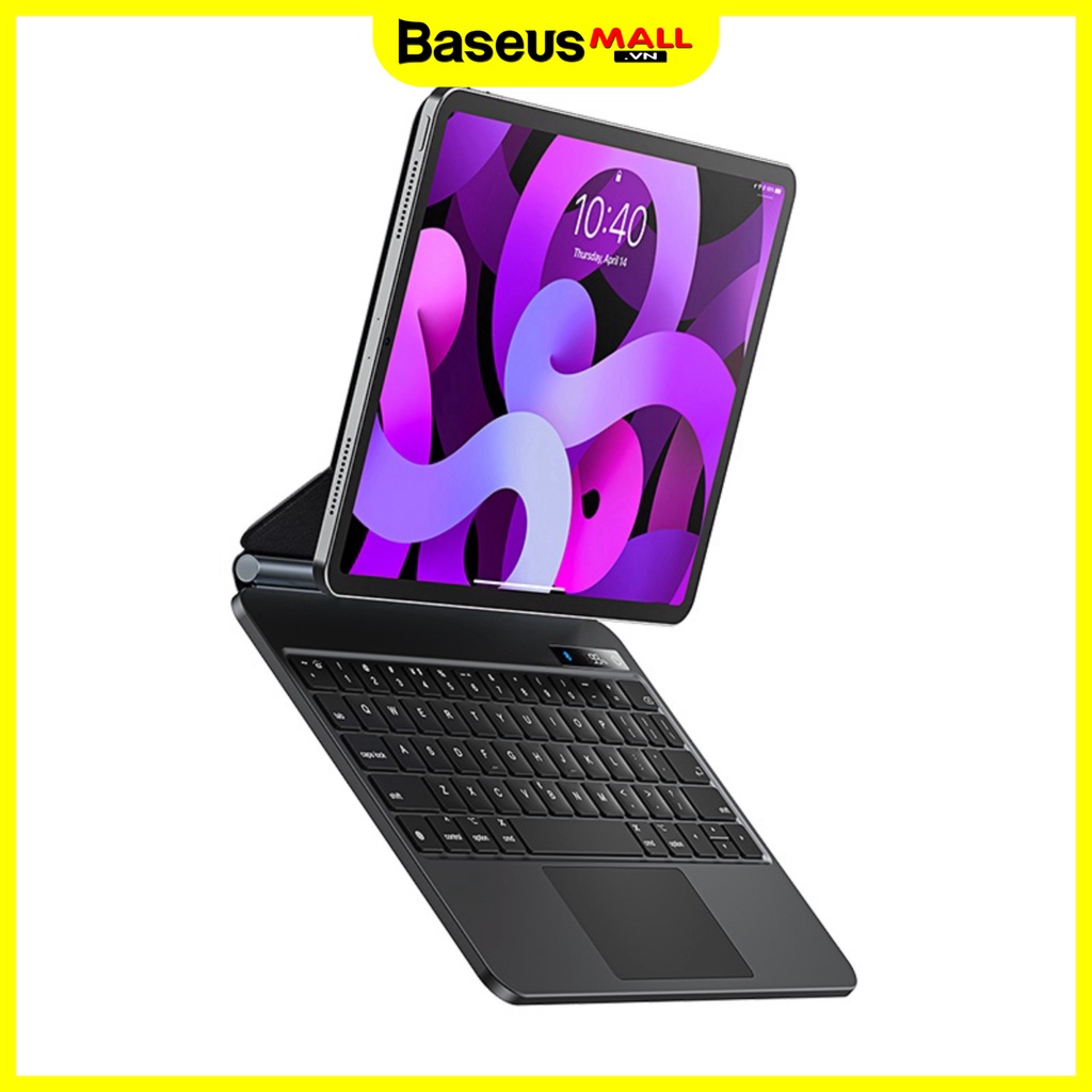 Bao da nam châm tích hợp phím cho iPad Baseus Brilliance Original Keyboard Case Pro (with Digital Display) For Pad