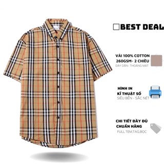 Áo sơ mi kẻ BBR Basic nam nữ cao cấp Áo sơ mi kẻ BBR nam nữ mới nhất