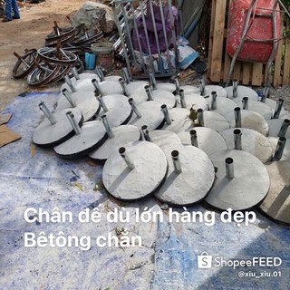 Bê tông niềng xe siêu nặng 24kg