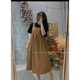 Yếm bầu mùa hè công sở chất đẹp Dambauxinh-BCA2621 Đầm bầu thiết kế sét rời không kèm áo