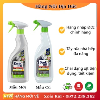 Mẫu mới nhất Chai xịt tẩy rửa nhà bếp Denkmit đa năng 750ml dùng cho cả