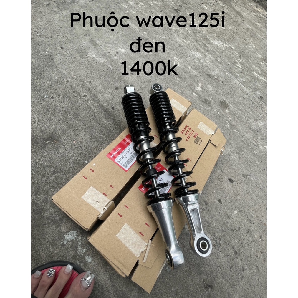 Phuộc đen xài cho wave125i - future 125i - hàng chính hãng thái lan - giá 1 cặp