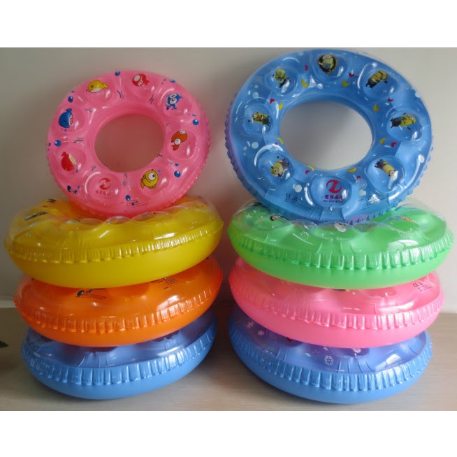 Phao bơi tròn 2 lớp cho trẻ em người lớn dưới 60kg - đầy đủ kích thước chất liệu PVC cao cấp bền đẹp an toàn khi tập bơi