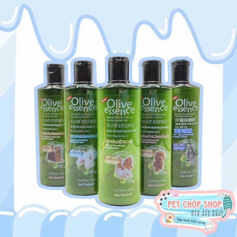 Sữa Tắm Olive Essence Cho Chó Mèo