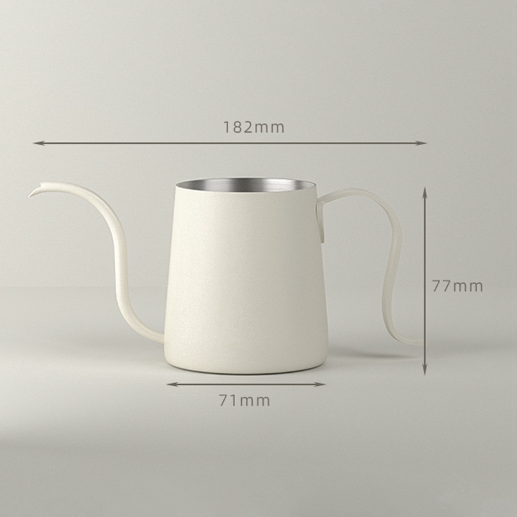 Shamjina Ấm Đun Nước Pha Cà Phê Tiện Dụng Cho Gia Đình inox 304 mịn 250ML