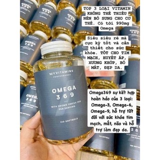 Omega 369 myvitamin hộp 120 viên