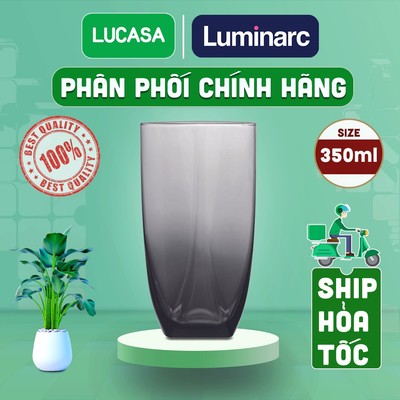 Bộ 6 Ly Thủy Tinh Luminarc Eiffel Grey 350ml - Loại Cao BOL2956 | Phân Phối Chính Hãng