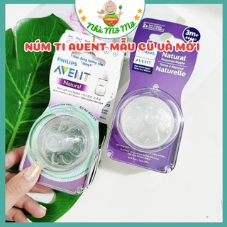 Núm ti Avent Natural mẫu mới và cũ số 0, 1,2,3 (xoắn) & ty 4 (trơn) - Nhà Mỡ Mỡ