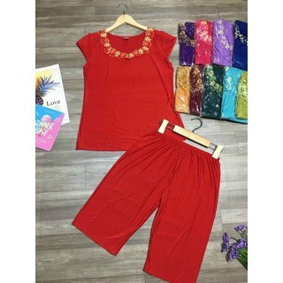 Thanh lý bộ thun lạnh Quần ngố size từ 48-65kg