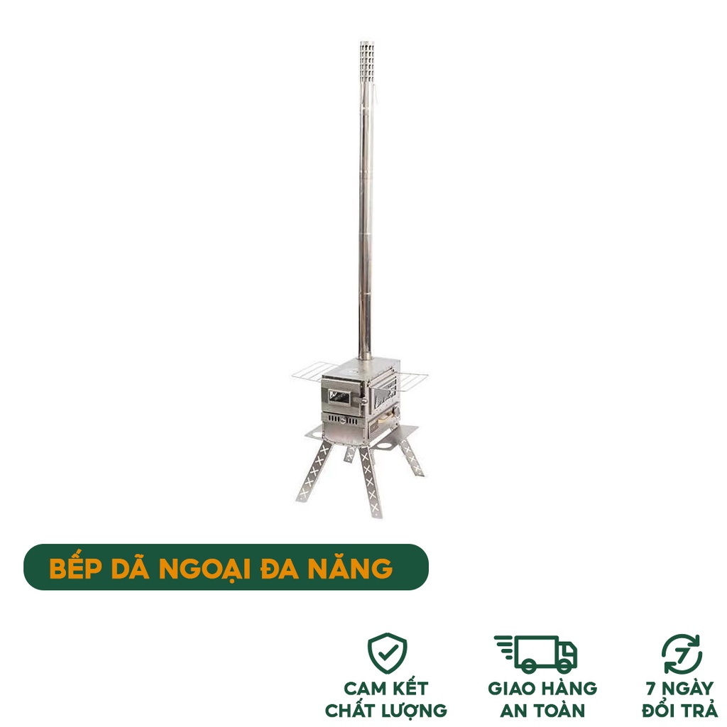 Bếp dã ngoại đa năng đun - nấu - sưởi ấm