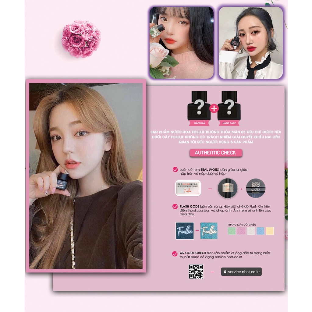 Nước Hoa Vùng Kín FOELLIE 5ml Nước Hoa Bím Mùi Thơm Chuẩn Độ lưu Hương Cực Tốt Nhàng Quyến Rũ làm cho thăng hoa hơn.