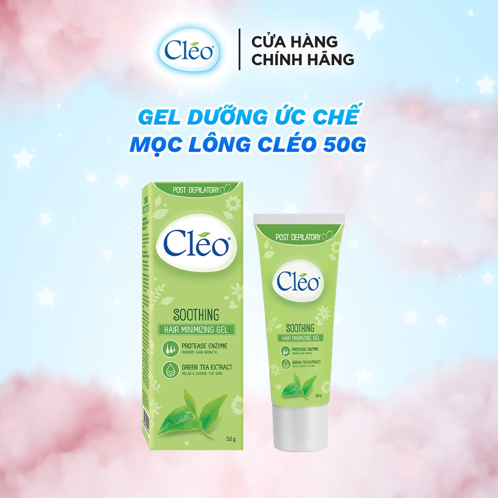 Bộ đôi Lotion Kem Tẩy Lông Cléo dạng sữa Avocado 90ml + Gel Dưỡng Da Sau Tẩy Lông Cleo 50g