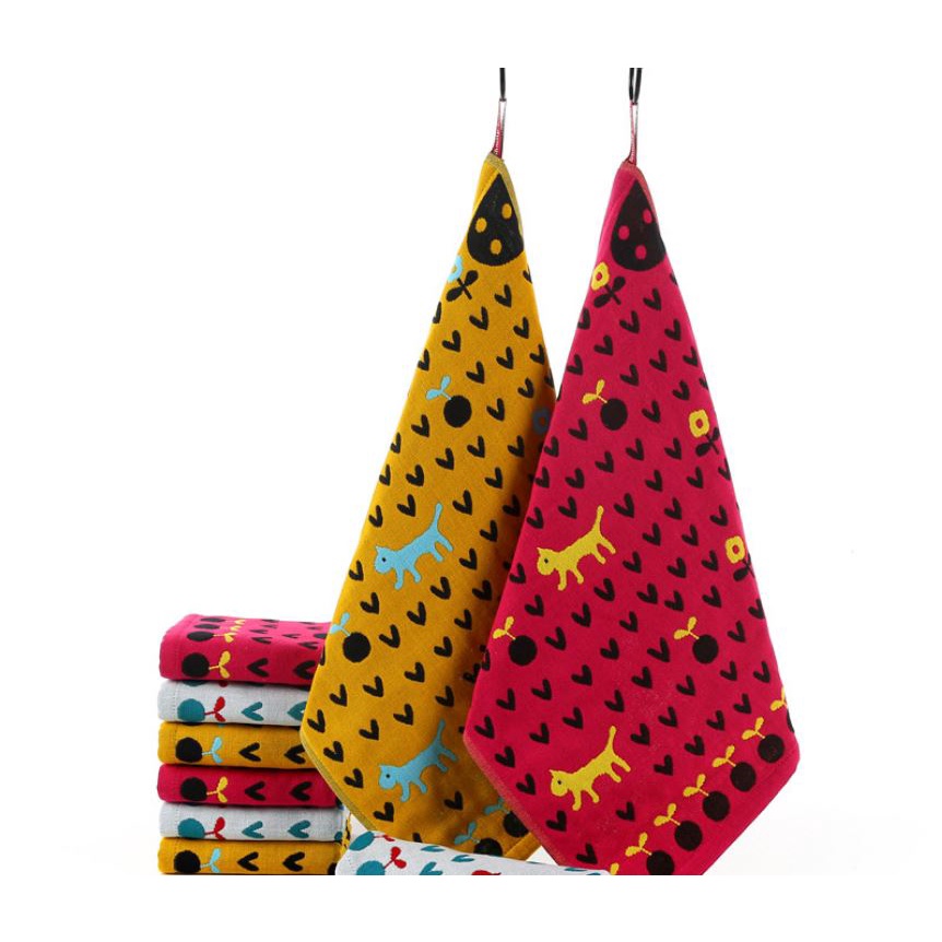 🔴Khăn mặt Xô Cotton Sợi tre Organic size 25*50cm siêu mềm