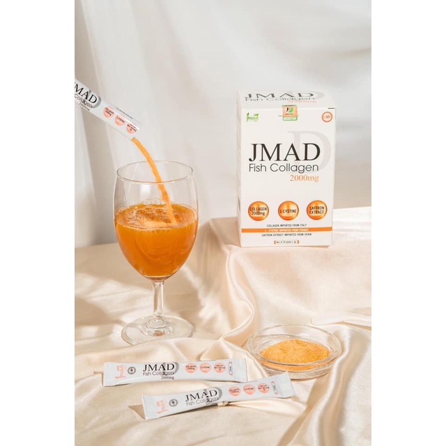 Collagen JMAD 2000mg giúp trắng da, mờ nám, chống lão hóa (30 gói x 3g)