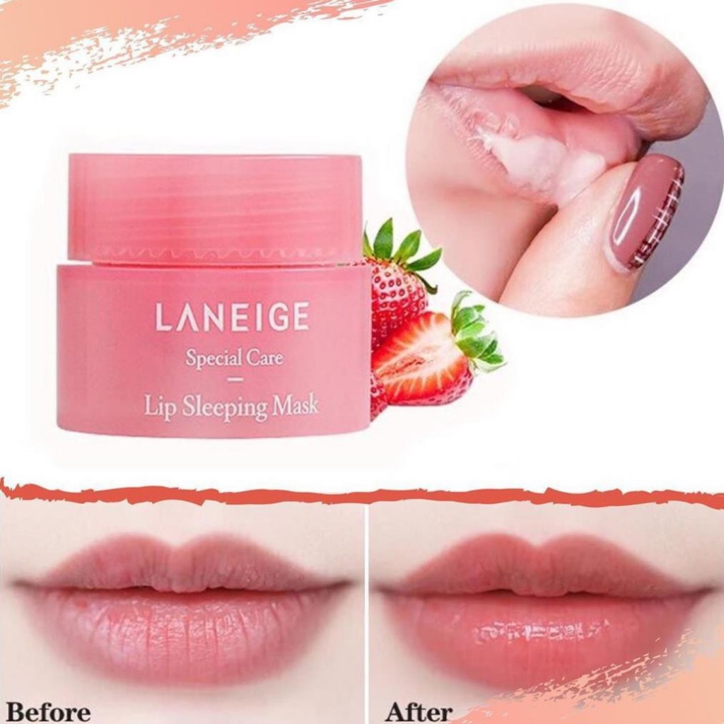 Son dưỡng môi Laneige Laneige Lip Sleeping Mask Ex Berry mặt mạ mgủ môi sáp 3g