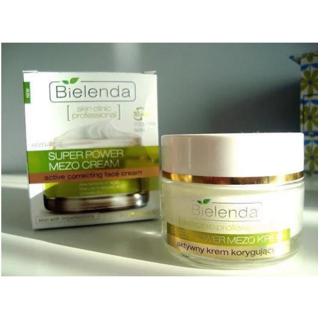 Kem Dưỡng Bielenda Giảm Mụn Kiềm Dầu Mờ Thâm Super Power Mezo Krem 50ML