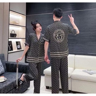 Bộ Lụa Mặc Nhà Pijama Nữ Lụa Cao Cấp Mát Mềm Mịn ELSA PIJAMA